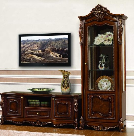 Гостиная модульная ДЖОКОНДА корень  глянец