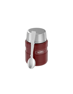 Термос для еды Thermos с ложкой SK3000 MRR (0,47 литра), красный