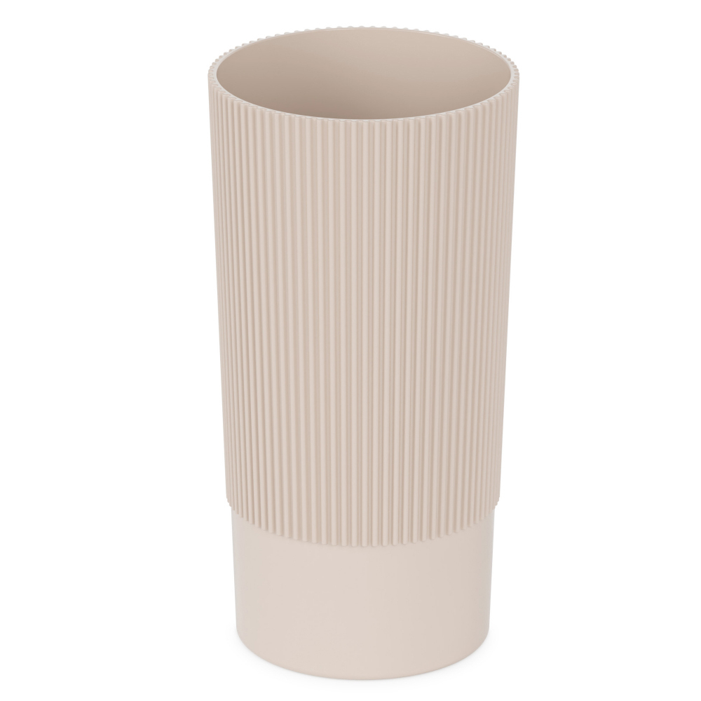 Ваза для цветов под срезку 28см "Версаль" (бежевый)