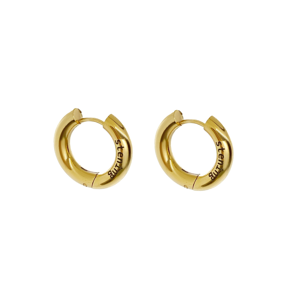 Серьги-бублики Stening S Gold