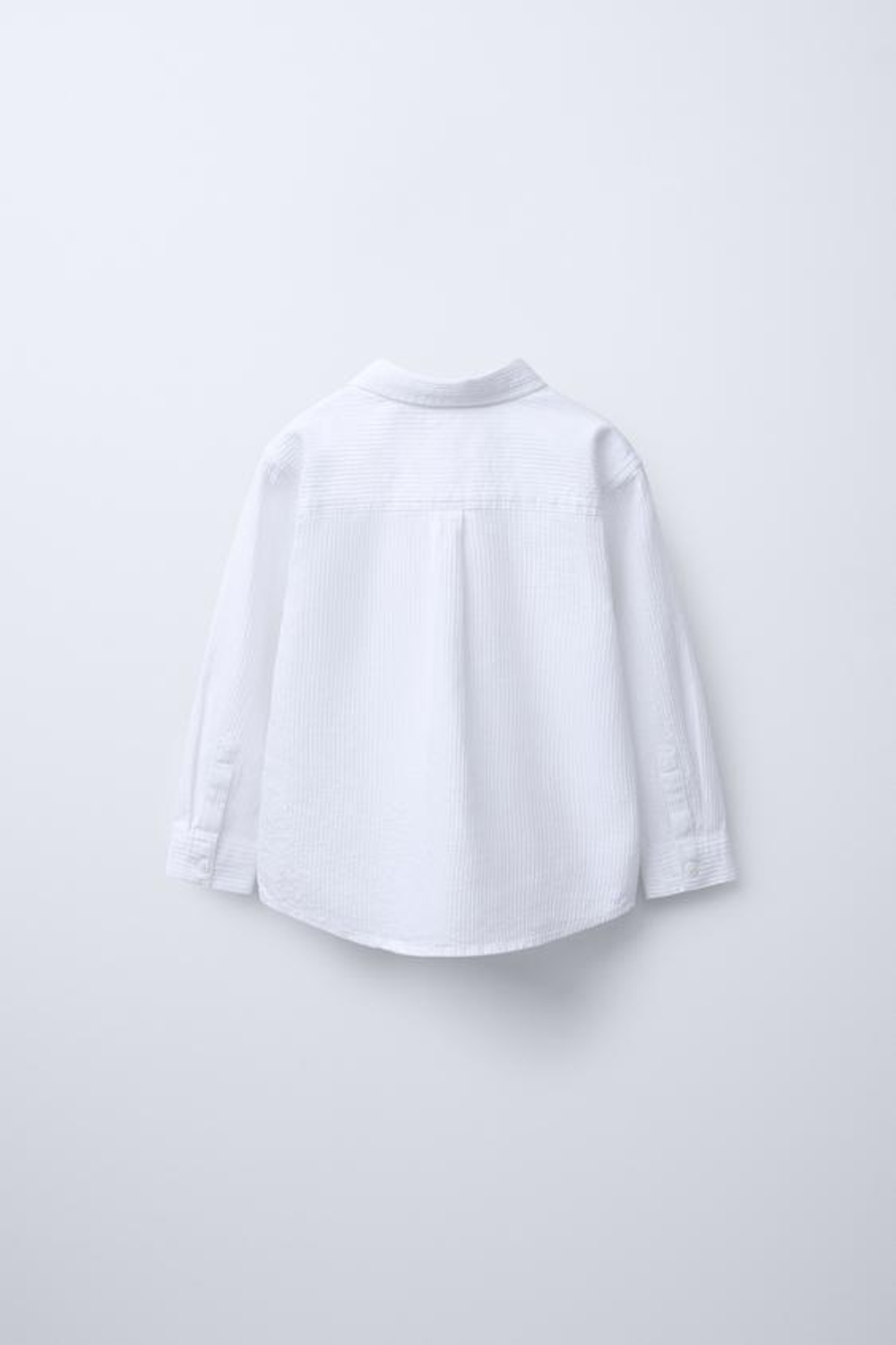 ZARA РУБАШКА В ПОЛОСКУ, БЕЛЫЙ