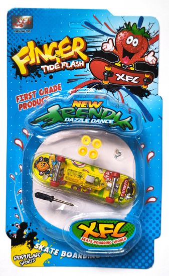 Пальчиковый скейт Fingerboard со светом