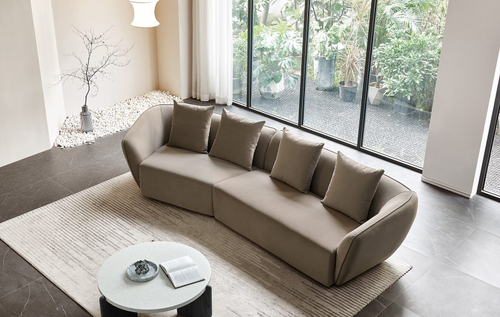 Диван ROCKS SF024 4-х местный угловой бежевый 5100-5 угол левый