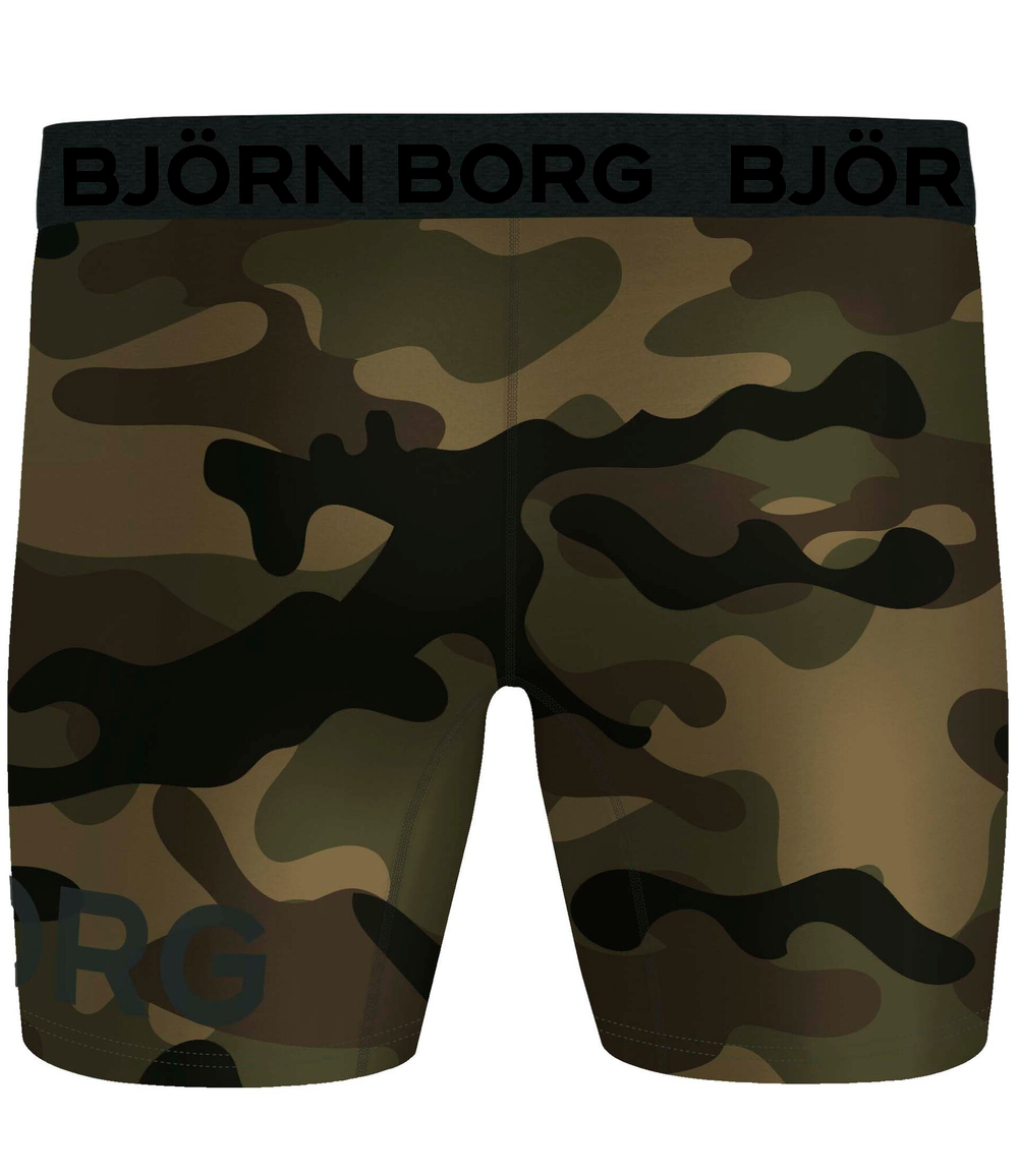 Мужские боксеры спортивные Björn Borg Performance Boxer 1P - camo