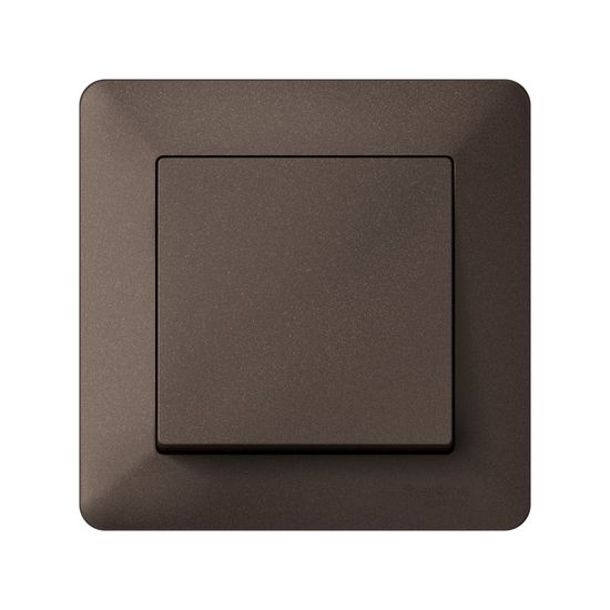 Рамка 1-м AtlasDesign Air мокко/дым. черн. SE ATN220601