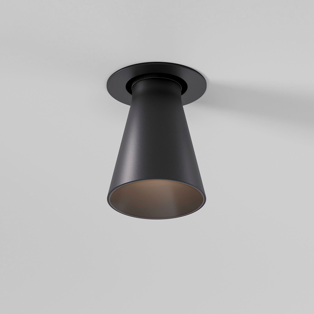 светильник встраиваемый поворотный светодиодный Bell 8W 3000K черный 25097/LED