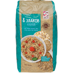 Хлопья Salus 8 злаков 400 гр