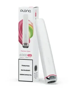 Купить Одноразовый Pod Plonq Plus Pro - Малина Лайм (4000 затяжек)
