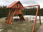 Детская площадка Крепость Фани с рукоходом (Домик)