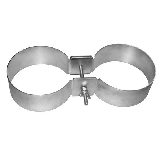 Кольца для спарки BTS нерж.сталь. 140 мм широкие для 5/7/8,5 л пара