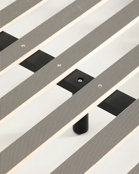 Основание кровати Norlen из орехового шпона с темной отделкой для матраса 180 x 200