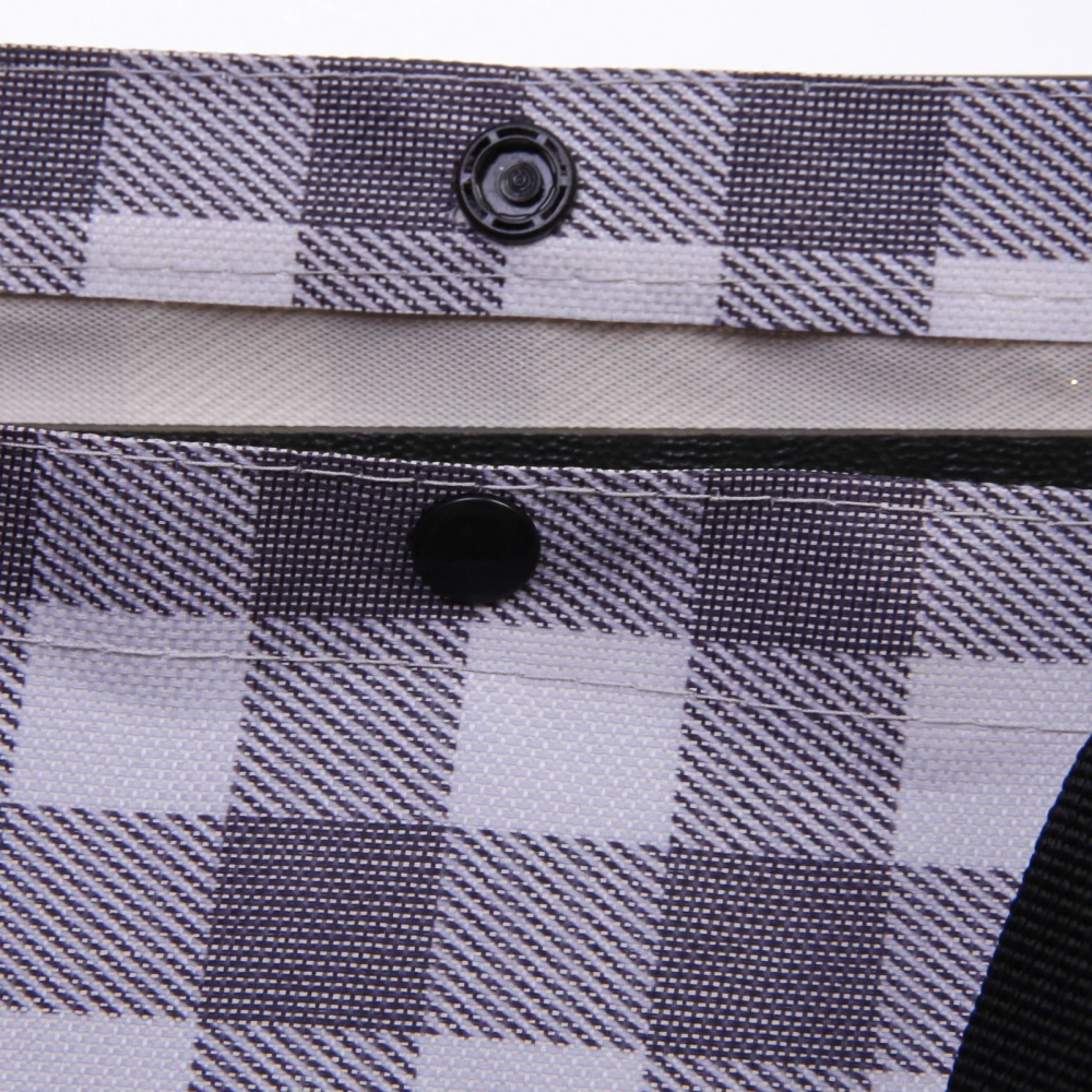 Тележка хозяйственная с сумкой (83*28*17см, колеса 5 см, грузоподъемность до 15 кг) клетка SYD-025