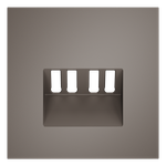 Накладка для розетки акустической 4-местной , S70 (капучино)