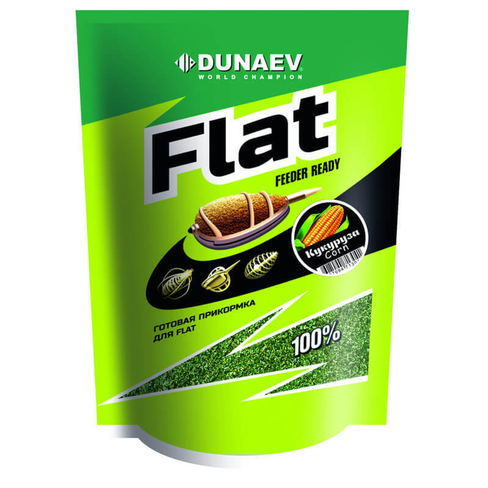 Прикормка Dunaev Flat Feeder Ready 1 кг. Кукуруза