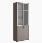 Шкаф для бумаг со стеклом в раме GRAND (ГРАНД)