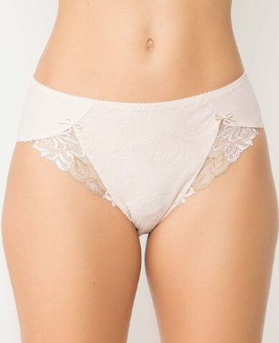 Трусы-макси Tosca с вышитыми вставками (Размер: 50) (Цвет: черный)