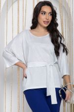 Блуза Праздник души (белая) Б12133 LT Collection