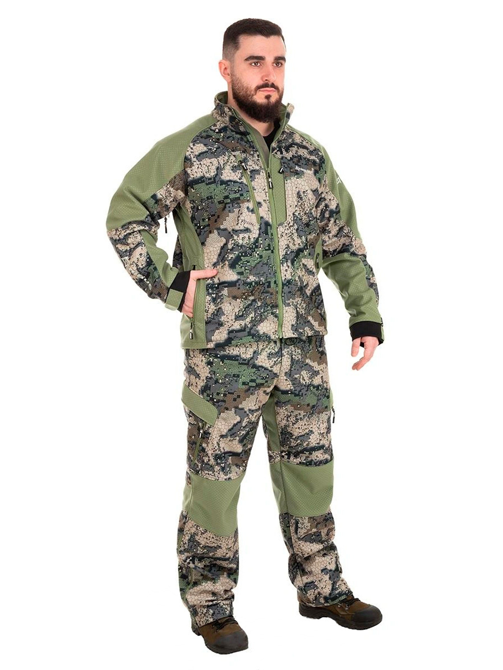 Костюм демисезонный Nisus Matrix цвет серый спектр XXL (N-TN-008W-XXL)