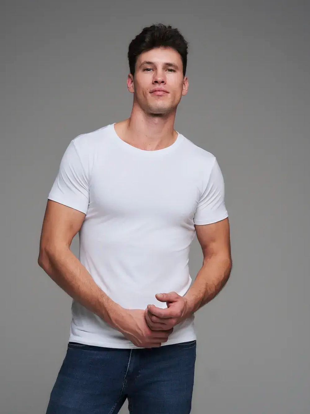 Футболка спортивная однотонная