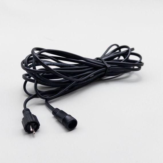 Соединитель 5 м. для нитей 24В. без возможности управления, провод черный ПВХ, IP65, LTC (SLL5m-11-1)