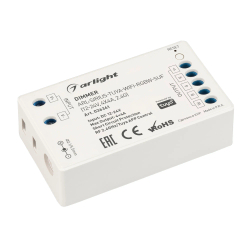 Диммер ARL-SIRIUS-TUYA-WIFI-RGBW-SUF (12-24V, 4x4A, 2.4G) (Arlight, IP20 Пластик, 3 года) 036361