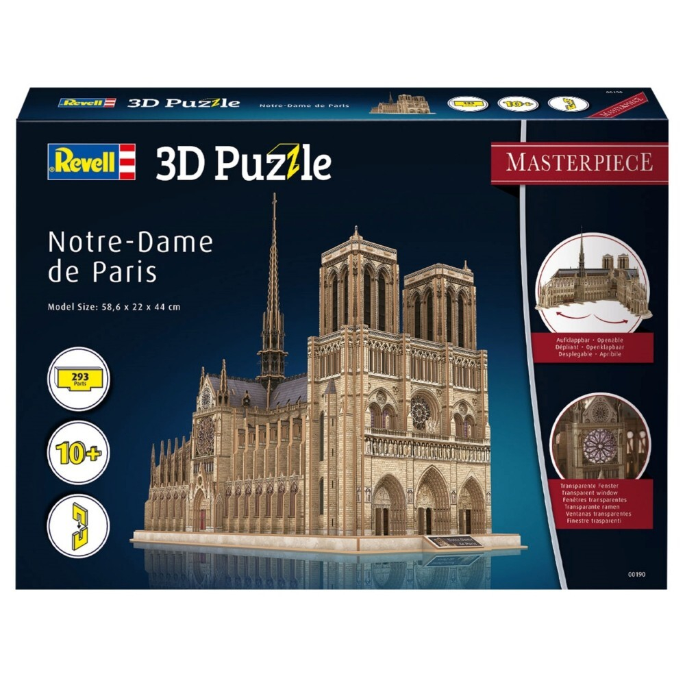 Revell - 3D пазл Нотр-Дам де Пари 293 элемента. 00190 / артикул   00190  / GTIN 4009803001906
