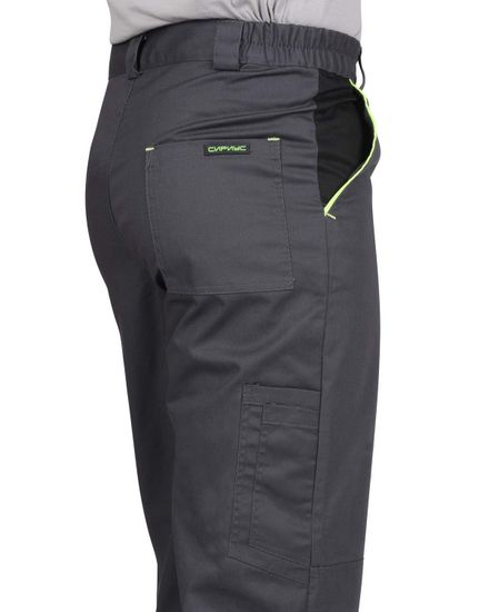 Брюки "Сириус-Ховард" (т.серый/черный/лимон)