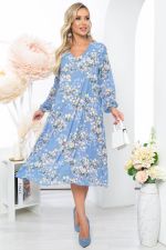 Платье "Волшебная история" (голубое) П5204 LT Collection