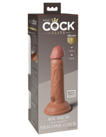 Фаллоимитатор KC Elite 6" Dual Density Silicone Dong- Tan Pipedream 577022PD