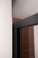 AE60-N-140H200U-BT Aquanet Pleasure, дверь в нишу 1400 мм, профиль черный матовый, прозрачное стекло