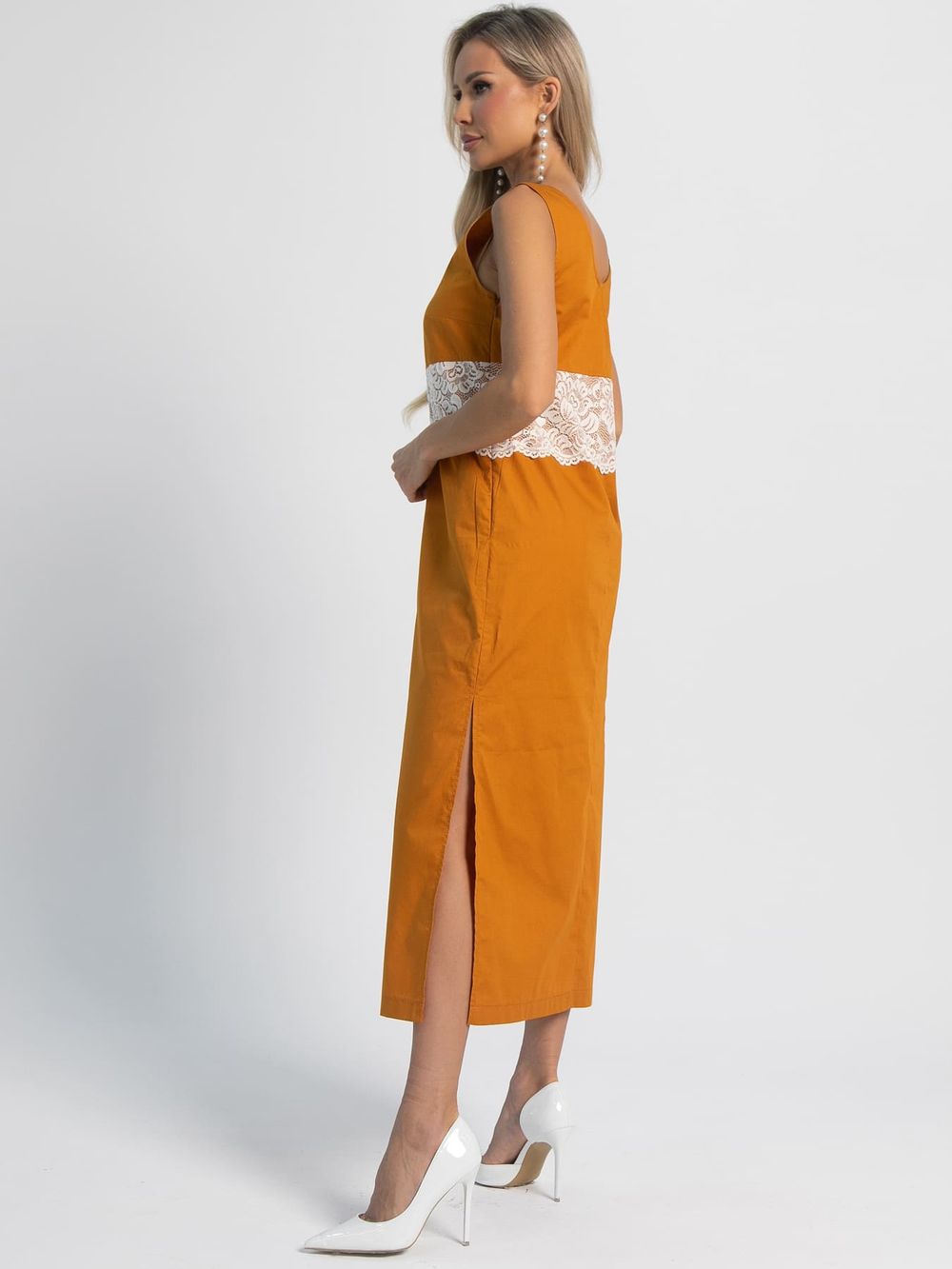 Сарафан Безупречный образ (горчица) П16062-10М LT Collection