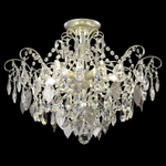 Светильник потолочный Crystal Lux ESMIRALDA PL6 SILVER