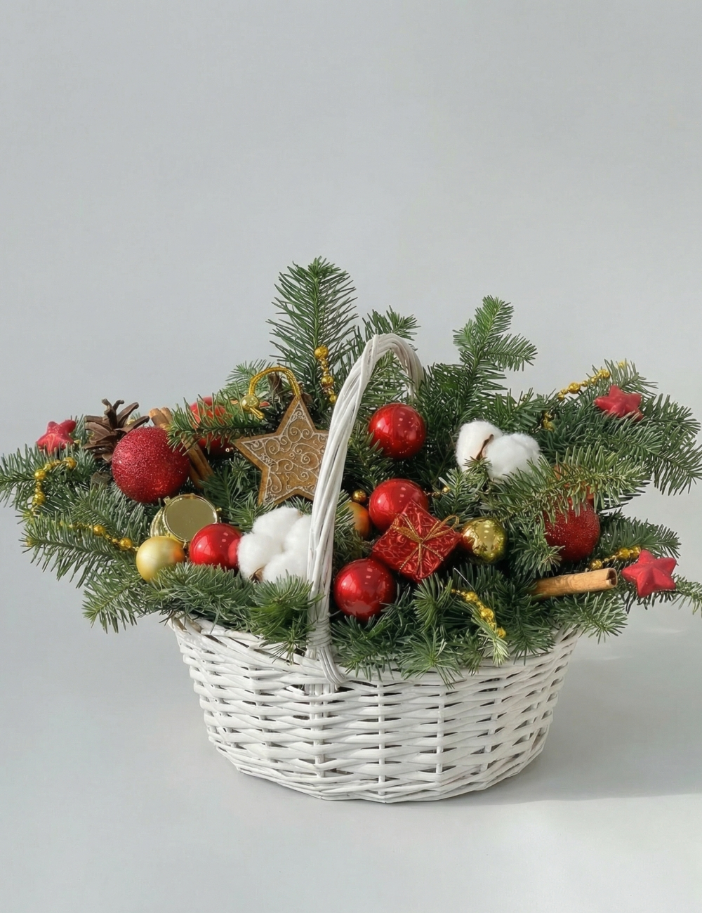 Композиция цветочная «Цветы для Снегурочки»