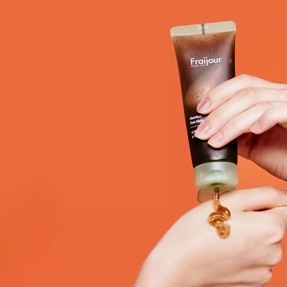 Гелевая маска со спикулами для сужения пор Fraijour Heartleaf Pore Melting Gel Mask (75мл)