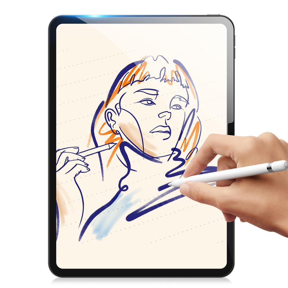 Закаленное стекло 2шт. от Dux Ducis для планшета iPad Pro 11 (с 2024-), серия 2.5D-2 Full Screen Glass-2Pack