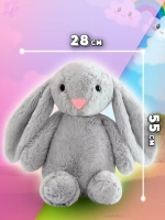 Мягкая игрушка зайка с длинными ушами 55 см