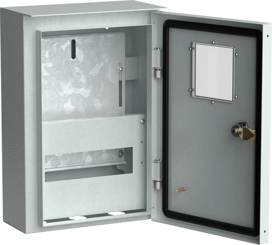 Корпус металлический коттеджный ЩУРн-1/9 (370х250х135мм) У1 IP54 TITAN IEK