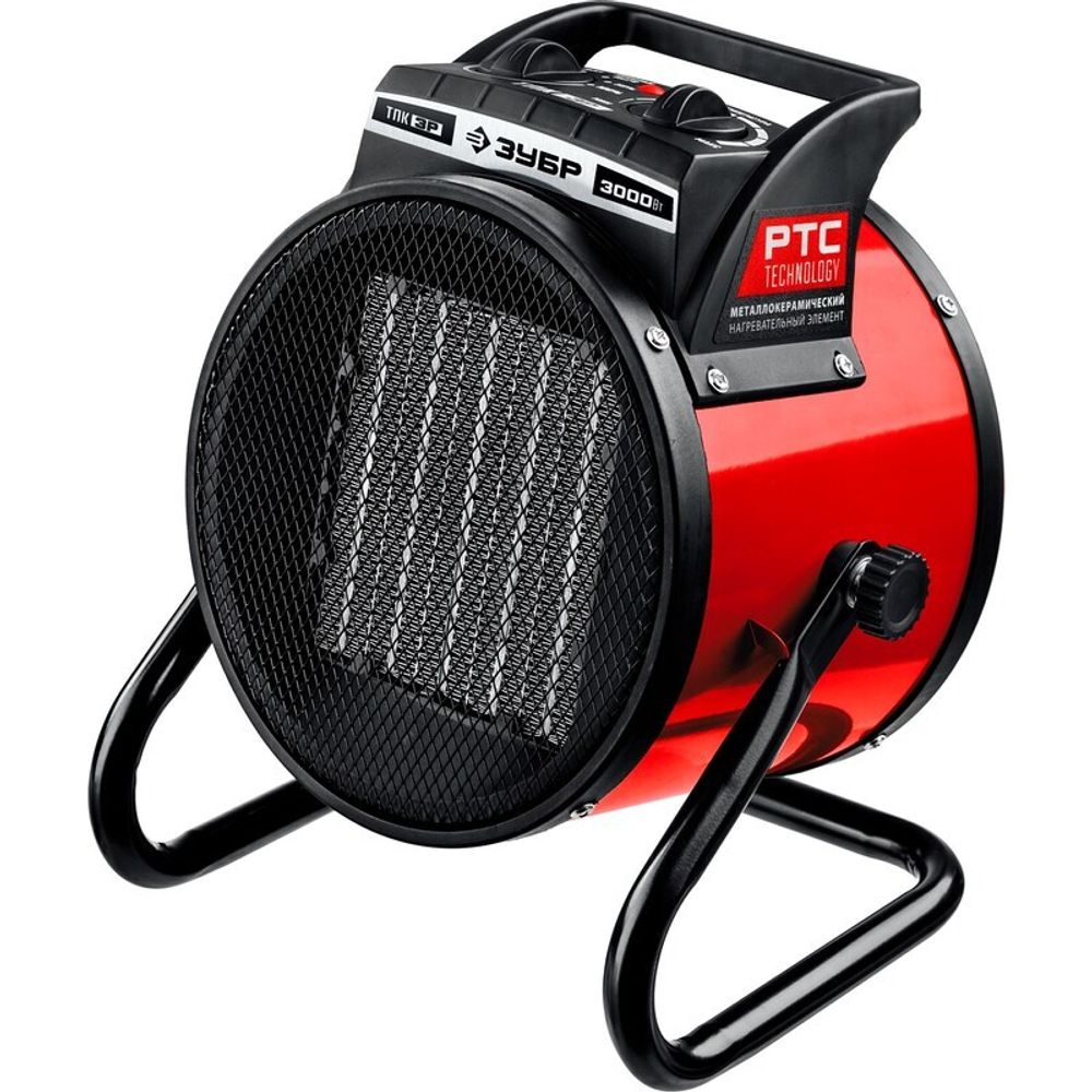 Тепловая пушка электрическая Зубр ТПК-3Р - [3,2 кВт / 220В]