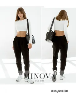 Брюки 2019Н-черный Minova