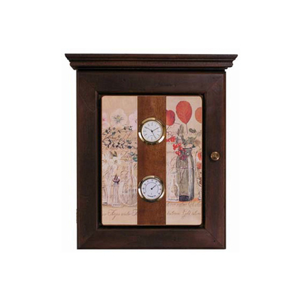 Ключница "Рябина в стакане"