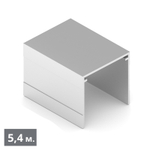 СТАНДАРТ Направляющая верхняя однополозная (5,40 м) хром матовый (AL) (AS0714) Aristo