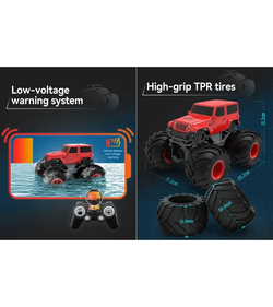 Радиоуправляемая машина-амфибия Double Eagle Jeep Wrangler Bigfoot 1/18 4WD 2.4G RTR