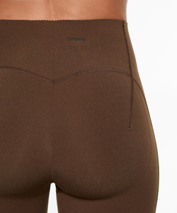 OYSHO Компрессионные брюки клеш Flare Compressive Raise Up, коричневый