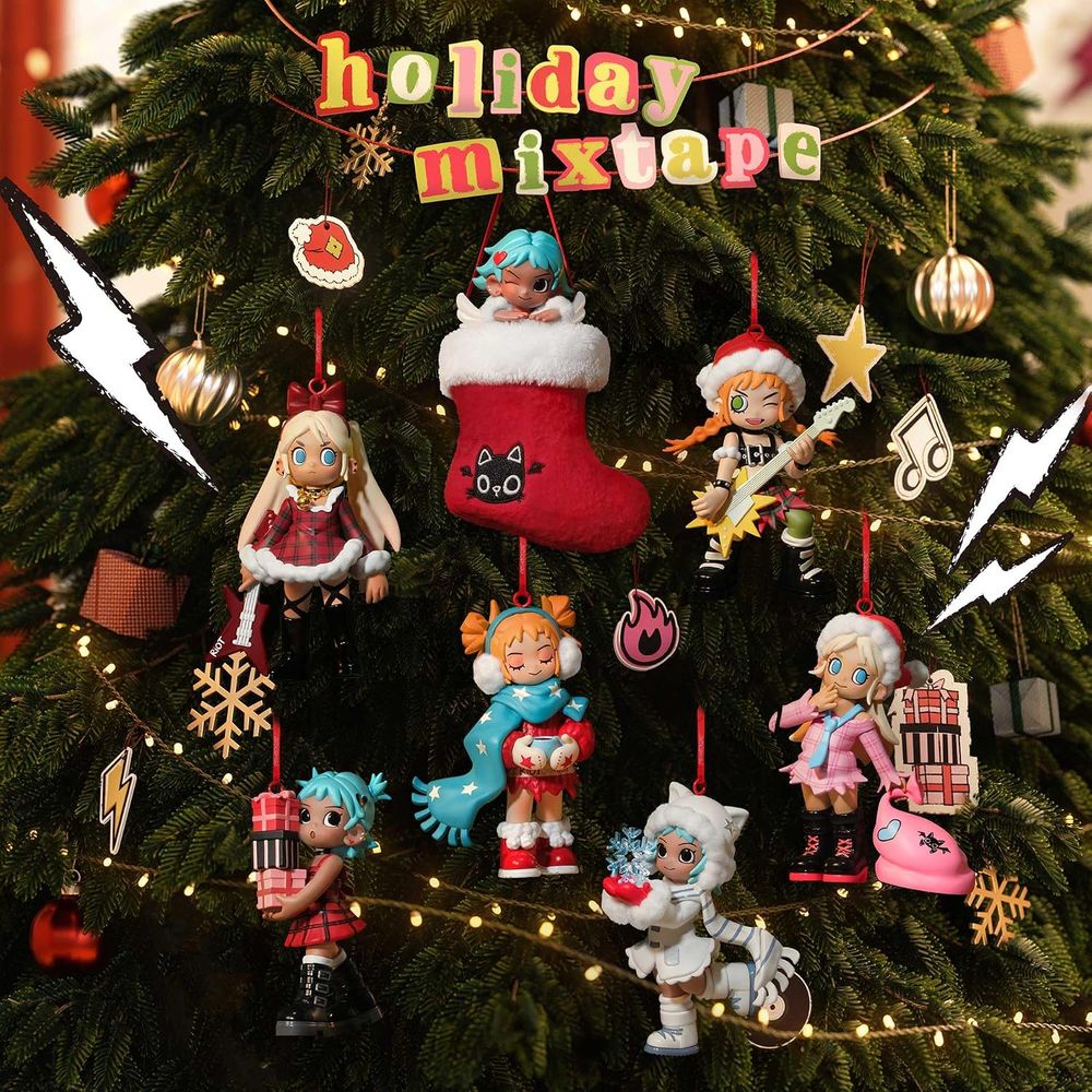 Рандомная фигурка Blind Box Pop Mart Lil Peach Riot Little Peach Holiday Suite Series Figurine