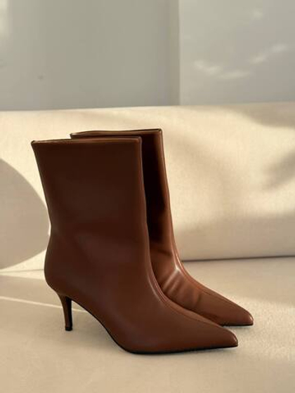Ботильоны из натуральной кожи