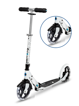 Самокат Micro Classic White LED белый