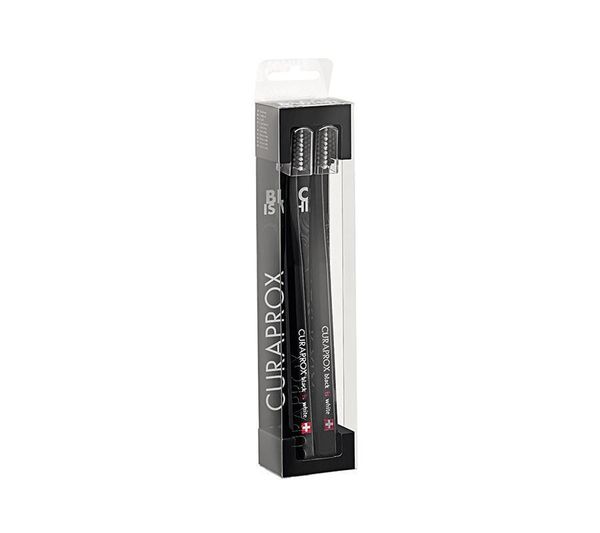 Curaprox Black Is White - Набор щеток черно- белый