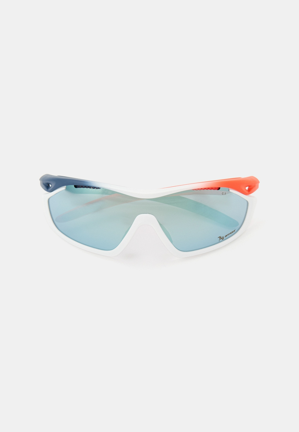 Спортивные очки 720armour Analog Pro / Matte Dark Grey Blue / Matte Neon Red Orange / Matte White Gasket / Smoke Full Blue White Lens