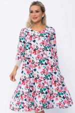 Платье Яна (белое) П13637-33М LT Collection