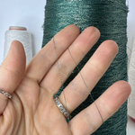 IMAGE - Lineapiu; 80% вискоза, 20% люрекс; 4600м/100гр; col. MC559+gold, цвет: хвойно-зеленый с золотым люрексом; Есть бобинка: 140гр